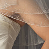 Bridal Wedding Single Layer Crystals Bridal Wedding Veil 139