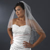 Bridal Wedding Double Layer Fingertip Length Bridal Wedding Veil 1436 F