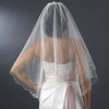 Bridal Wedding Double Layer Fingertip Length Bridal Wedding Veil 1436 F