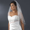 Bridal Wedding Double Layer Fingertip Length Bridal Wedding Veil 1436 F