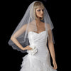 Bridal Wedding Double Layer Fingertip Length Bridal Wedding Veil 1436 F