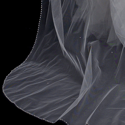 Bridal Wedding Double Layer Elbow & Cathedral Length Bridal Wedding Veil 151