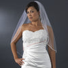 Bridal Wedding Single Layer Elbow Length Bridal Wedding Veil 1527
