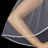 Bridal Wedding Single Layer Elbow Length Bridal Wedding Veil 1527