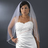 Bridal Wedding Single Layer Fingertip Length Bridal Wedding Veil 1554 1F