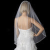 Bridal Wedding Single Layer Fingertip Length Bridal Wedding Veil 1554 1F