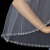 Bridal Wedding Single Layer Fingertip Length Bridal Wedding Veil 1554 1F