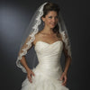 Bridal Wedding Veil 1571 - Single Layer, Fingertip Length (36" long x 51" wide)