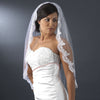 Bridal Wedding Veil 1571 - Single Layer, Fingertip Length (36" long x 51" wide)