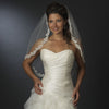 Bridal Wedding Veil 1572 1E - Single Layer Elbow Length (30" long x 54" wide)