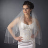 2 Layer 28" and 36" Fingertip Bridal Wedding Veil 2009