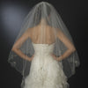 Single Layer Fingertip Bridal Wedding Veil (V 2012)