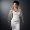 Single Layer Fingertip Bridal Wedding Veil (V 2012)