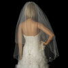 Single Layer Fingertip Bridal Wedding Veil (V 2012)