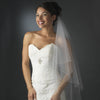 Two Tier Fingertip Bridal Wedding Veil with Exquisite Crystal & Pearl Accented Edge 2020
