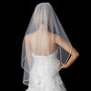 Bridal Wedding Single Layer Fingertip Length Bridal Wedding Veil 4742 1F