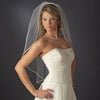 Bridal Wedding Single Layer Fingertip Length Bridal Wedding Veil 4742 1F