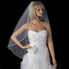 Bridal Wedding Single Layer Fingertip Length Bridal Wedding Veil 4742 1F