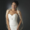 Intricate Single Layer Bridal Wedding Veil with Flower Embroidery Edge 591