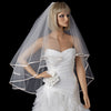 Bridal Wedding Veil 948 Ivory - Fingertip (30" x 36" long)
