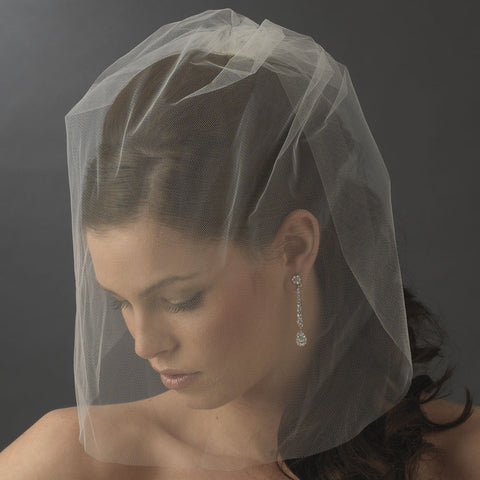 Fine Single Tier Bridal Wedding Birdcage Face Bridal Wedding Veil Blusher 500