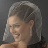 Fine Single Tier Bridal Wedding Birdcage Face Bridal Wedding Veil Blusher 500