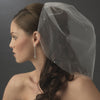 Single Tier Fine Birdcage Face Bridal Wedding Veil Softly Scattered with Rhinestones 502