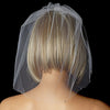 Single Tier Fine Birdcage Face Bridal Wedding Veil Softly Scattered with Rhinestones 502