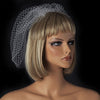 Plain Single Layered French Netting Birdcage Face Bridal Wedding Veil 900