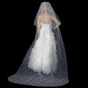 Bridal Wedding Cut Edge Bridal Wedding Veil VC