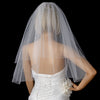 Bridal Wedding Cut Edge Bridal Wedding Veil VC