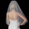 Bridal Wedding Rattail Satin Corded Edge Bridal Wedding Veil VR