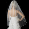 Bridal Wedding Rattail Satin Corded Edge Bridal Wedding Veil VR