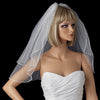 Bridal Wedding Rattail Satin Corded Edge Bridal Wedding Veil VR