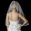 Bridal Wedding Satin Ribbon Edge Bridal Wedding Veil VS 1/8
