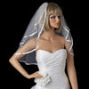 Bridal Wedding Satin Ribbon Edge Bridal Wedding Veil VS 1/8