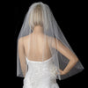 *Bridal Wedding Shimmer Cut Edge Bridal Wedding Veil VSH C