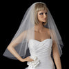 *Bridal Wedding Shimmer Cut Edge Bridal Wedding Veil VSH C