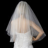 *Bridal Wedding Shimmer Cut Edge Bridal Wedding Veil VSH C