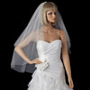 *Bridal Wedding Shimmer Cut Edge Bridal Wedding Veil VSH C