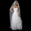 *Bridal Wedding Shimmer Pencil Edge Bridal Wedding Veil VSH P
