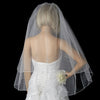 *Bridal Wedding Shimmer Pencil Edge Bridal Wedding Veil VSH P