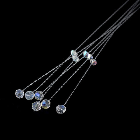 Crystal Bridal Wedding Bouquet Jewelry BQ 206 ( Sold as a Set of 6 )