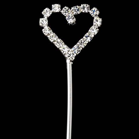 Bridal Wedding Bouquet Jewelry 220 Silver Clear