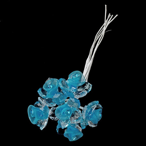 Bridal Wedding Bouquet Favor Flower Accents BQ 4937 (Set of 6)