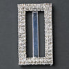Crystal Rectangle Buckle Bridal Wedding Bouquet Jewelry 2195