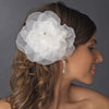 * Precious Dahlia Flower Bridal Wedding Hair Accessory with Genuine Swarovski Crystals 1134