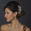 Rhinestone & Pearl Vintage Bridal Wedding Hair Comb 599