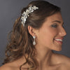 Rhinestone & Pearl Vintage Bridal Wedding Hair Comb 599