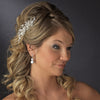 * Silver Plated Bridal Wedding Hair Comb 6488